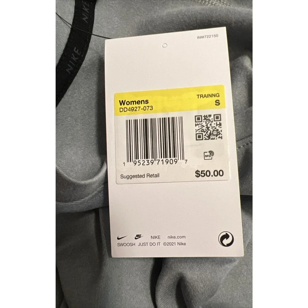 Nike Shirt Women Size Small DD4927-073 Therma-FIT One Long-Sleeve Gray Heather‎